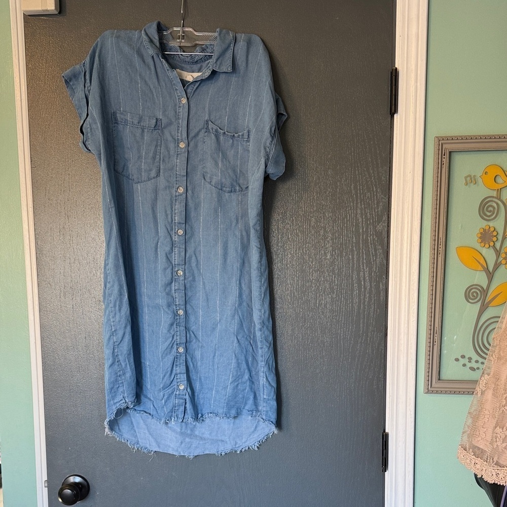 Thread & Supply Western core Light Blue Denim Dress